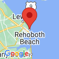 Map of Rehoboth Beach, DE US